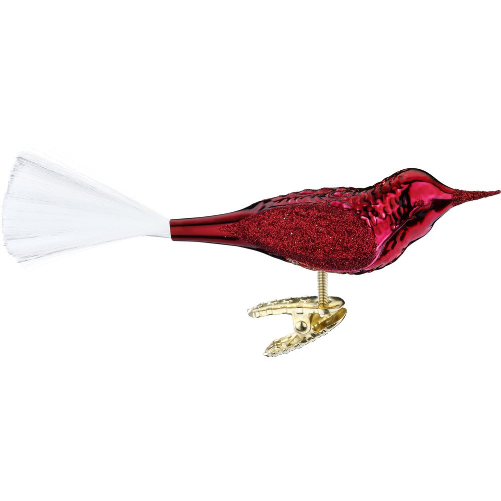 Bird, oxblood shiny, 4''