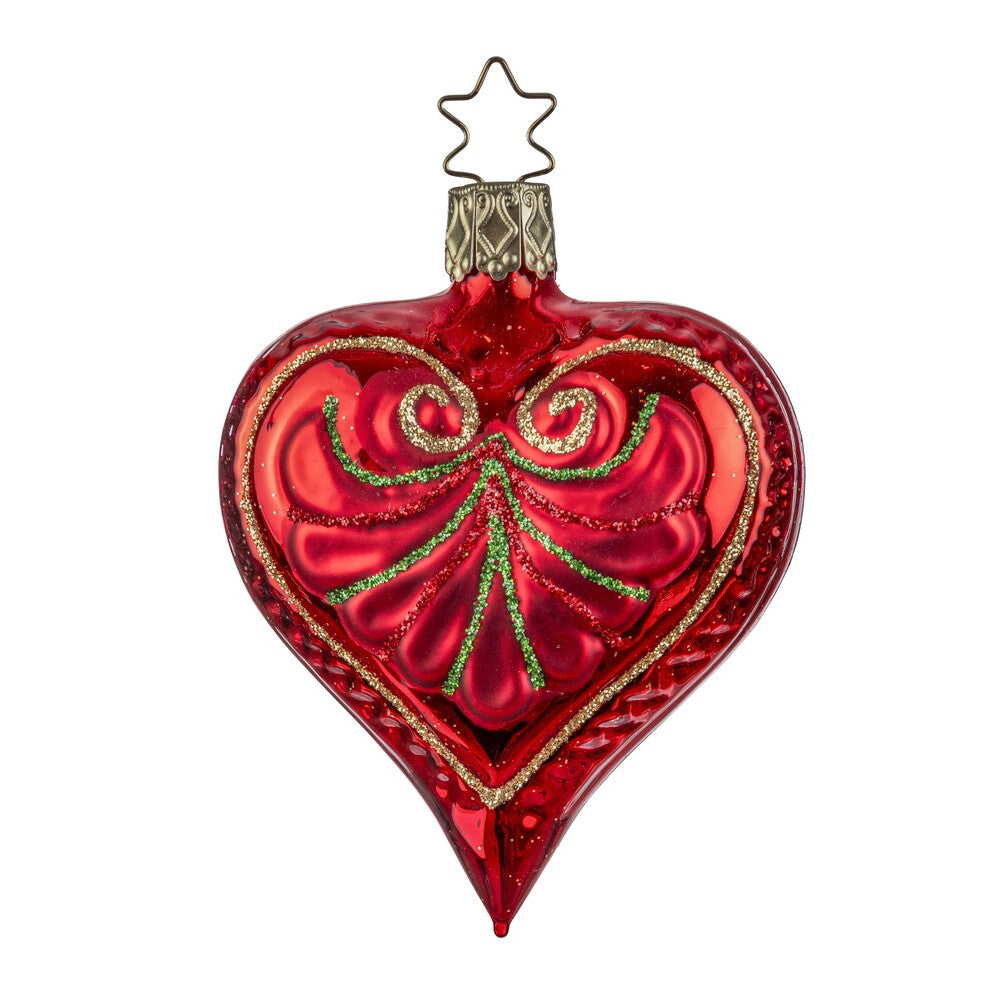 Weihnachtliches Herz, 8 cm