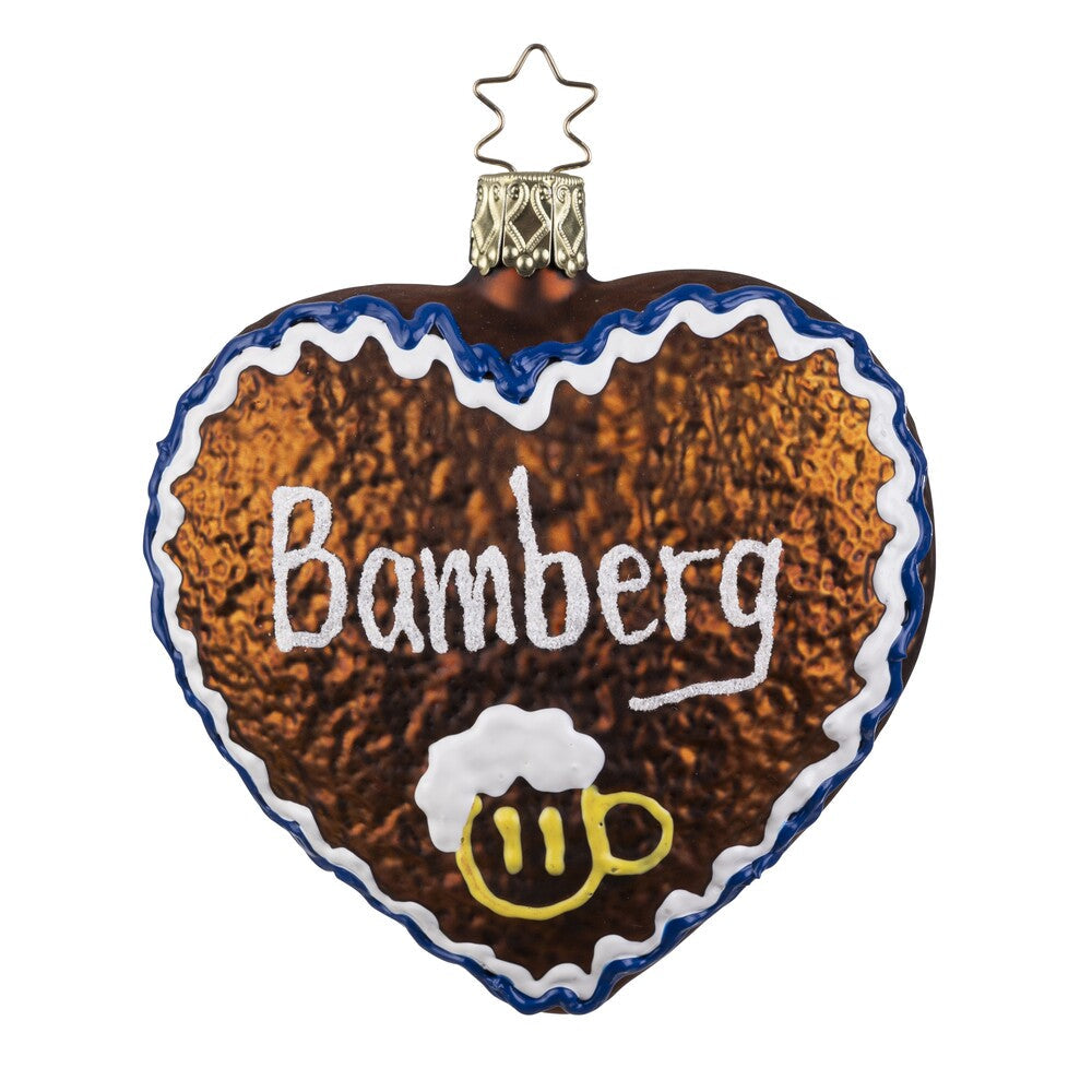 Gingerbread Heart Bamberg, 3.6''