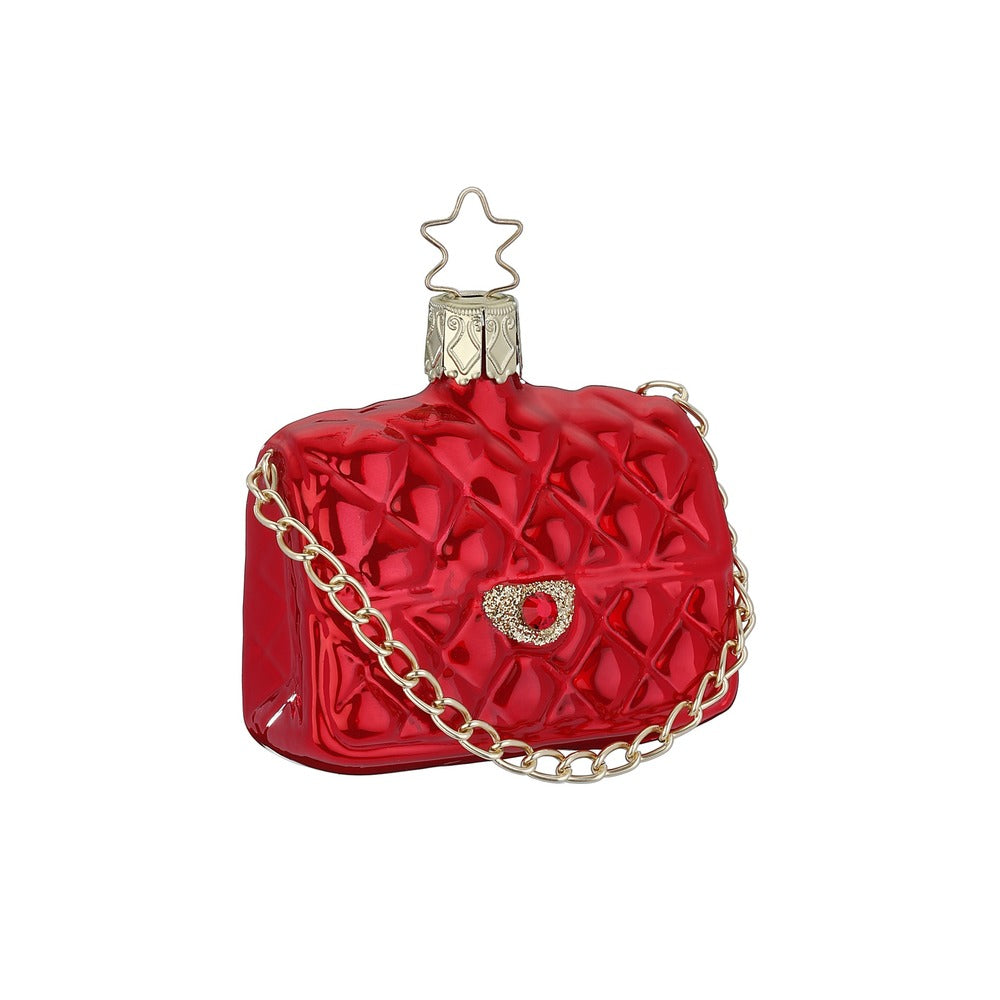 Rote Clutch, 6 cm