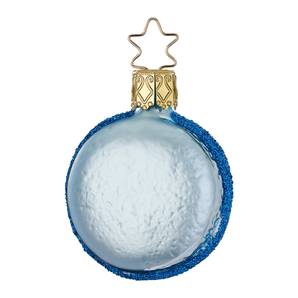 Macaron, pastel blue, 2.2''