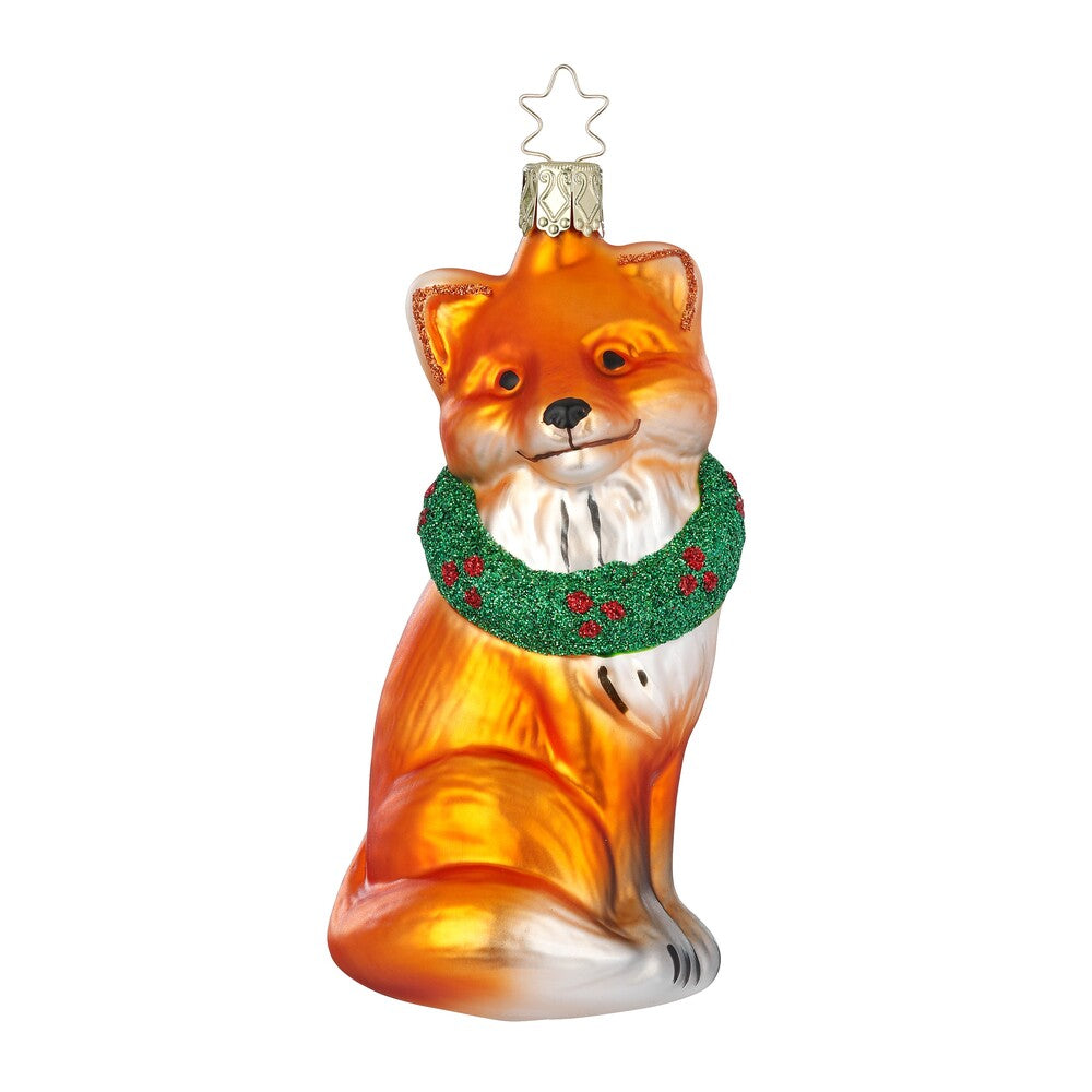 Fuchs im Festkranz, 12.5 cm