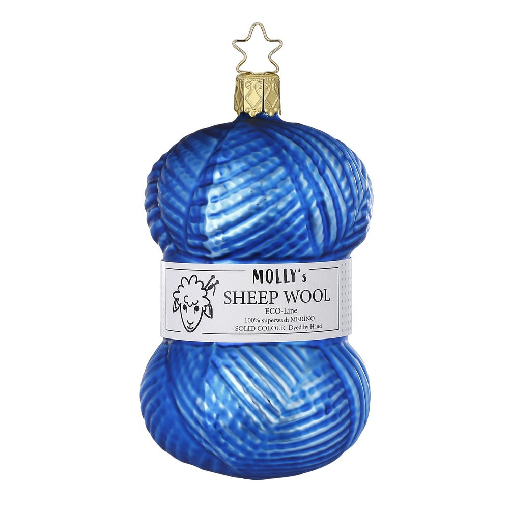 Feine Wolle blau, 11 cm