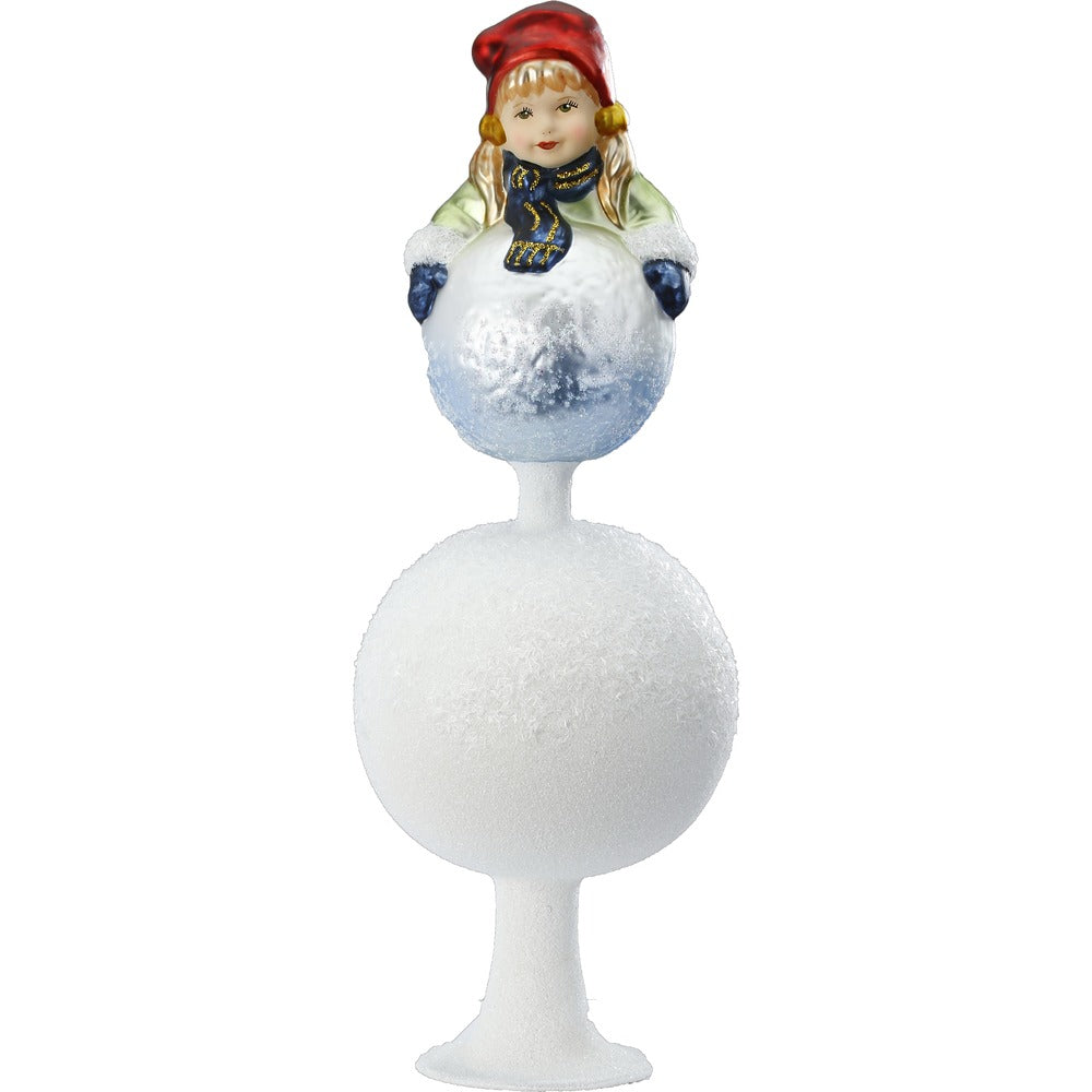 Spielen im Schnee, 8 x 23 cm