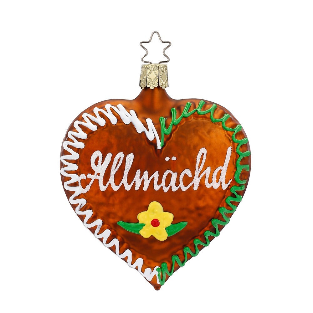 Lebkuchenherz, Allmächd, 9 cm