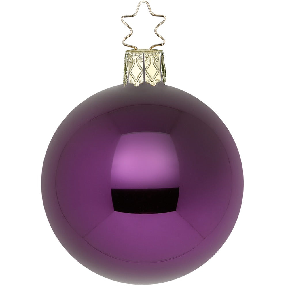 Kugel, royalviolett glanz, 15 cm
