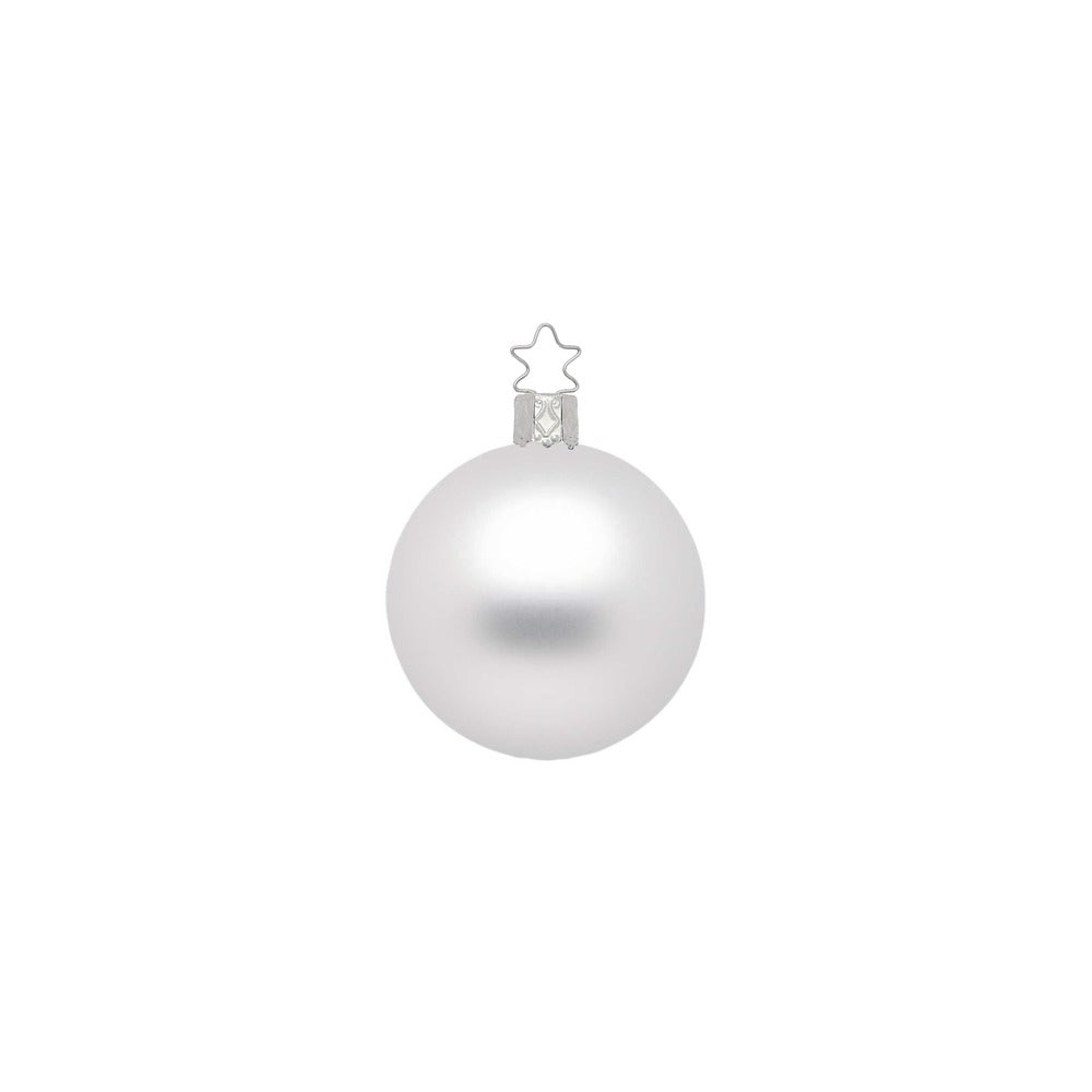 Balls, white matt, 2.4''