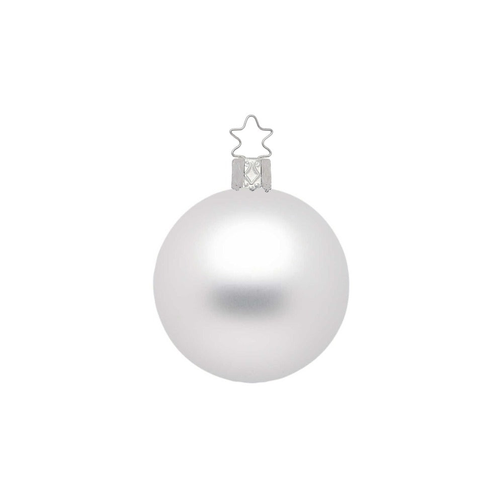 Balls, white matt, 4''