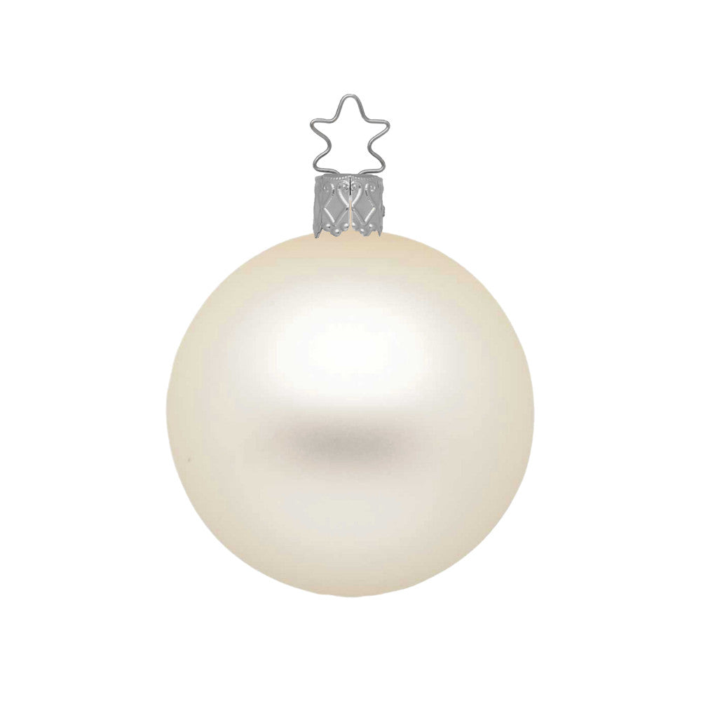 Kugel, champagner matt, 12 cm