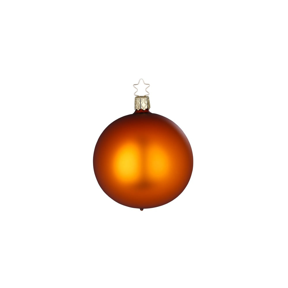 Kugeln, kupferbraun matt, 8 cm