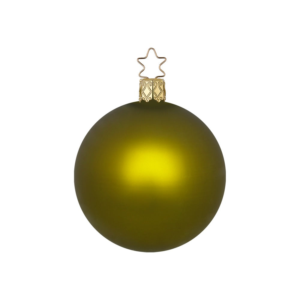 Kugel, efeu matt, 12 cm