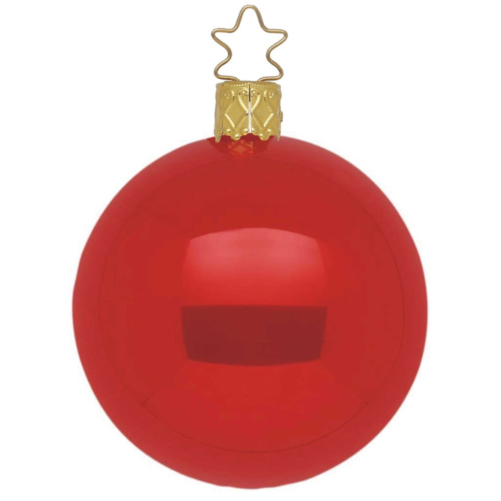 Ball, red pearl, 6''