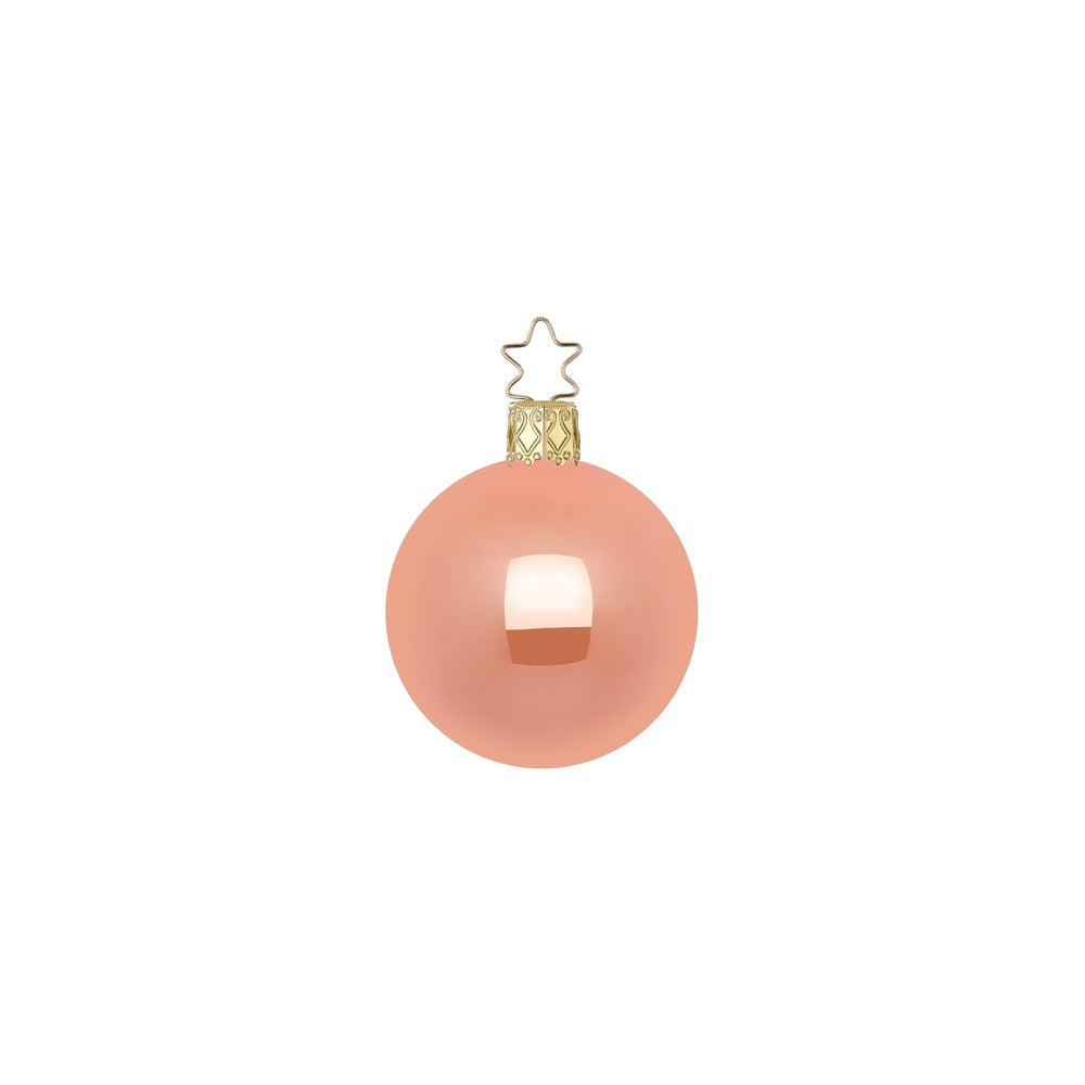 Balls, apricot pearl, 2.4''