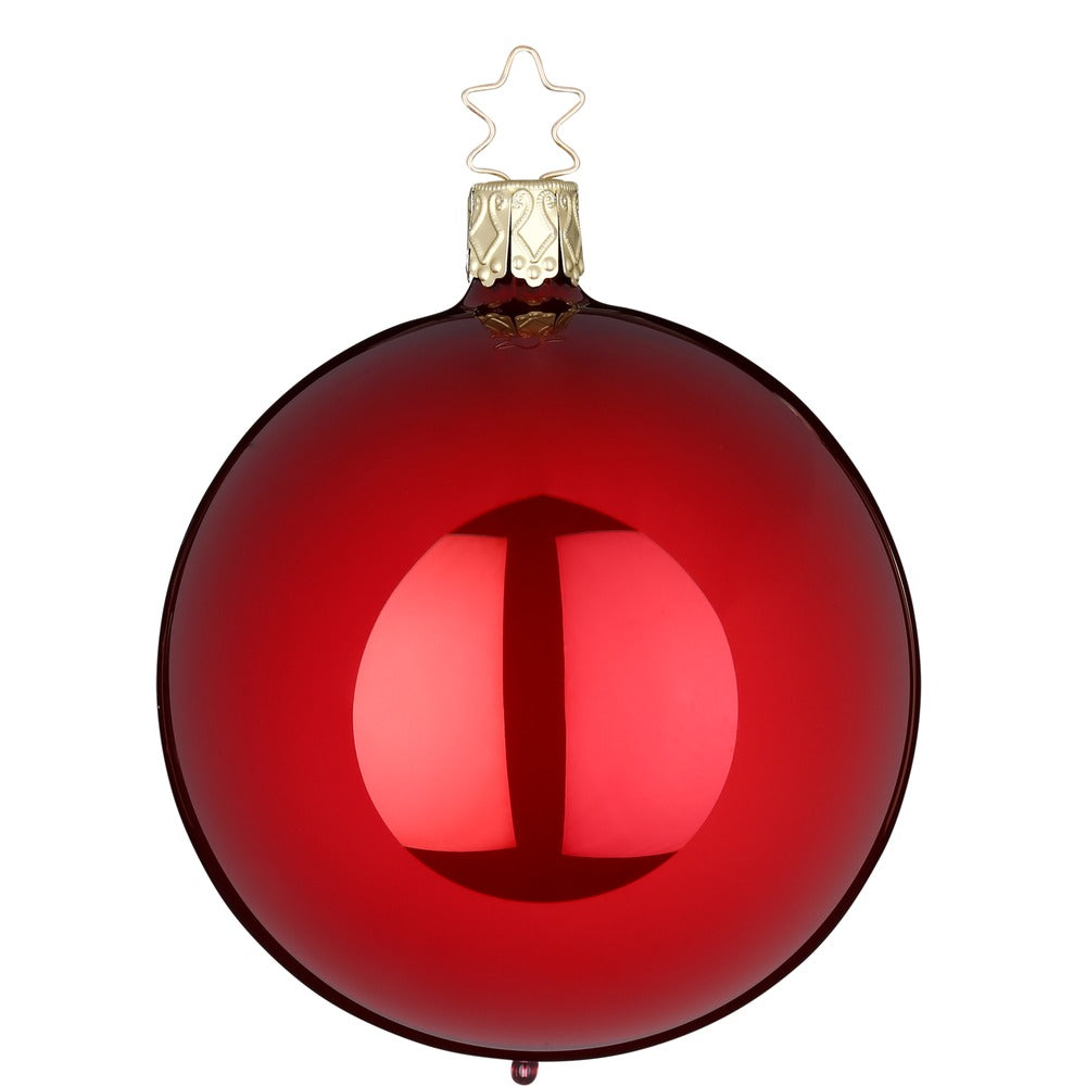 Ball, imperial red pearl, 6''