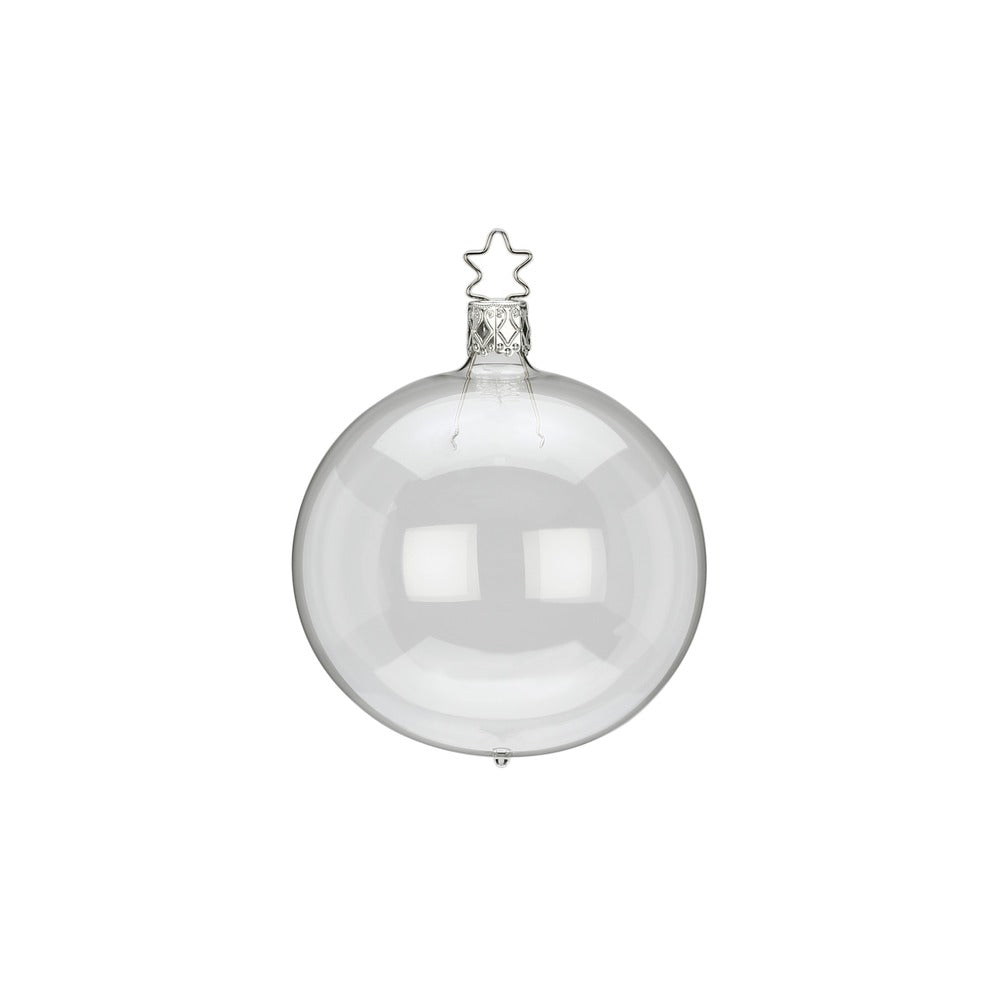 Kugeln, glasklar, 10 cm