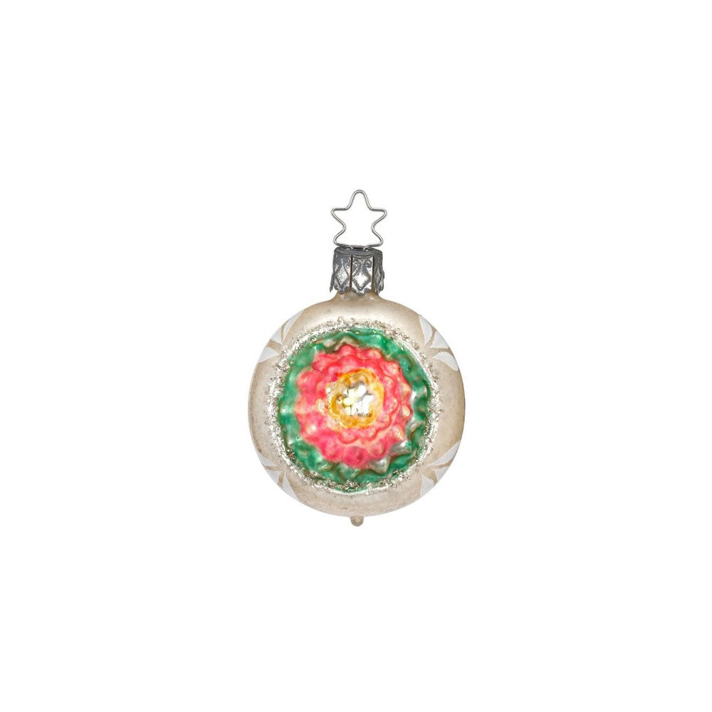 Floral Reflector, gold-green-pink, 2.2''