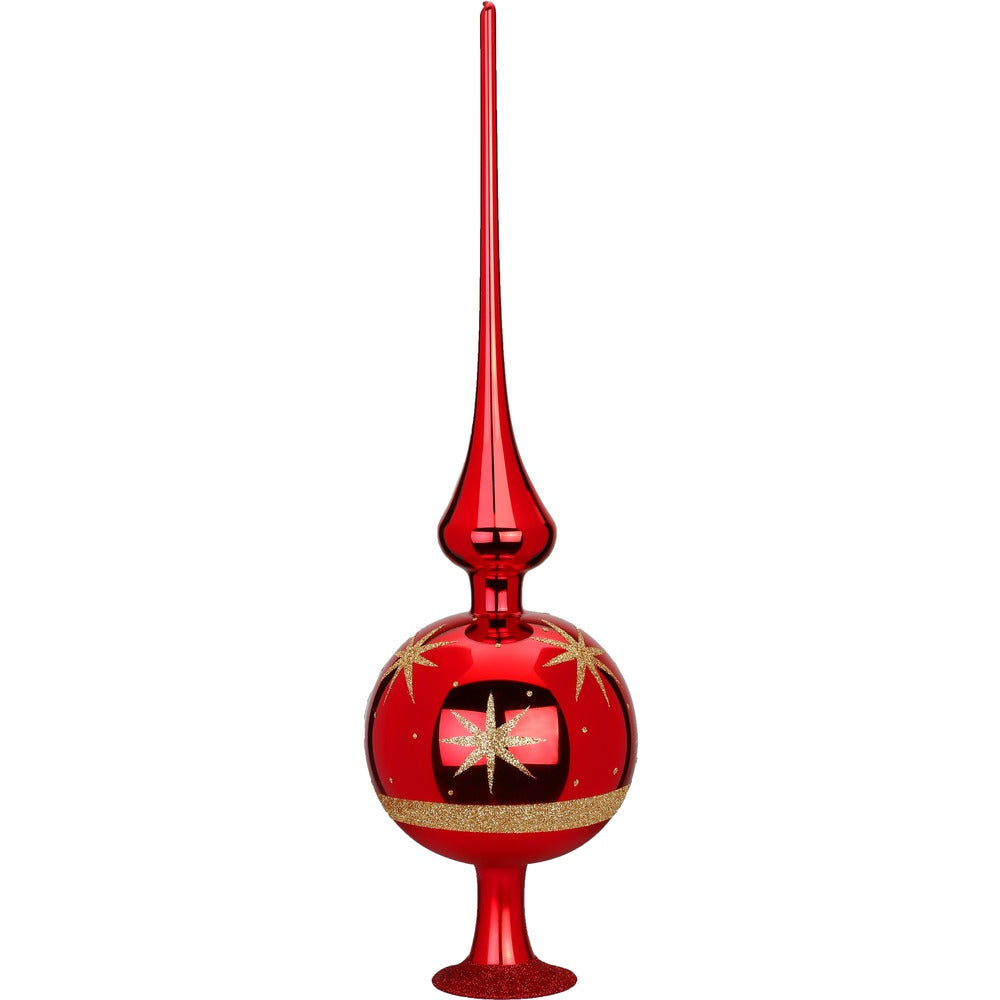 Sternenklar, 10 x 36 cm, rot glanz