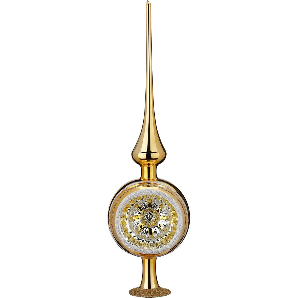 Ornament Reflex, 10 x 36 cm, inkagold glanz