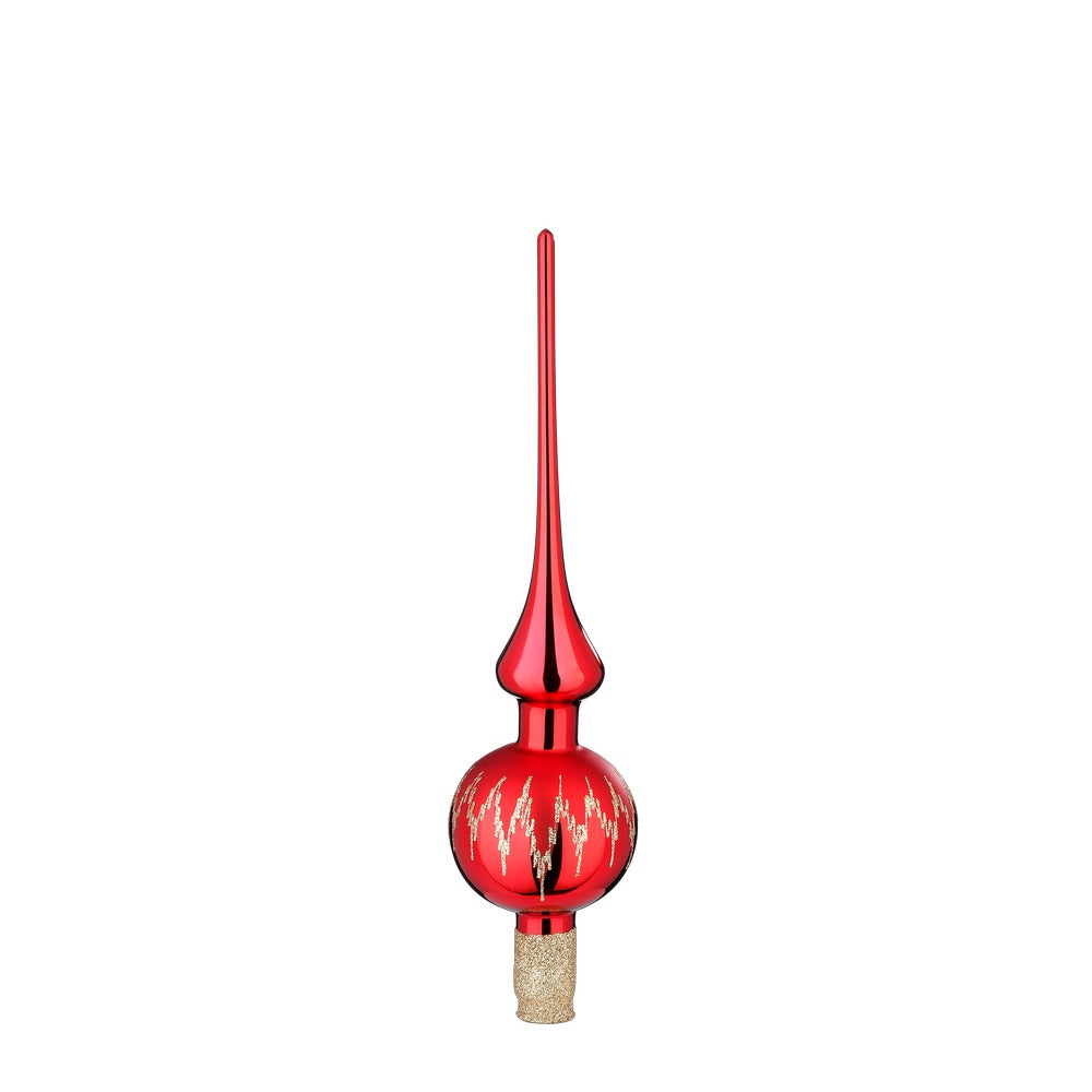 Festtagsfreude, 7 x 30 cm, rot glanz