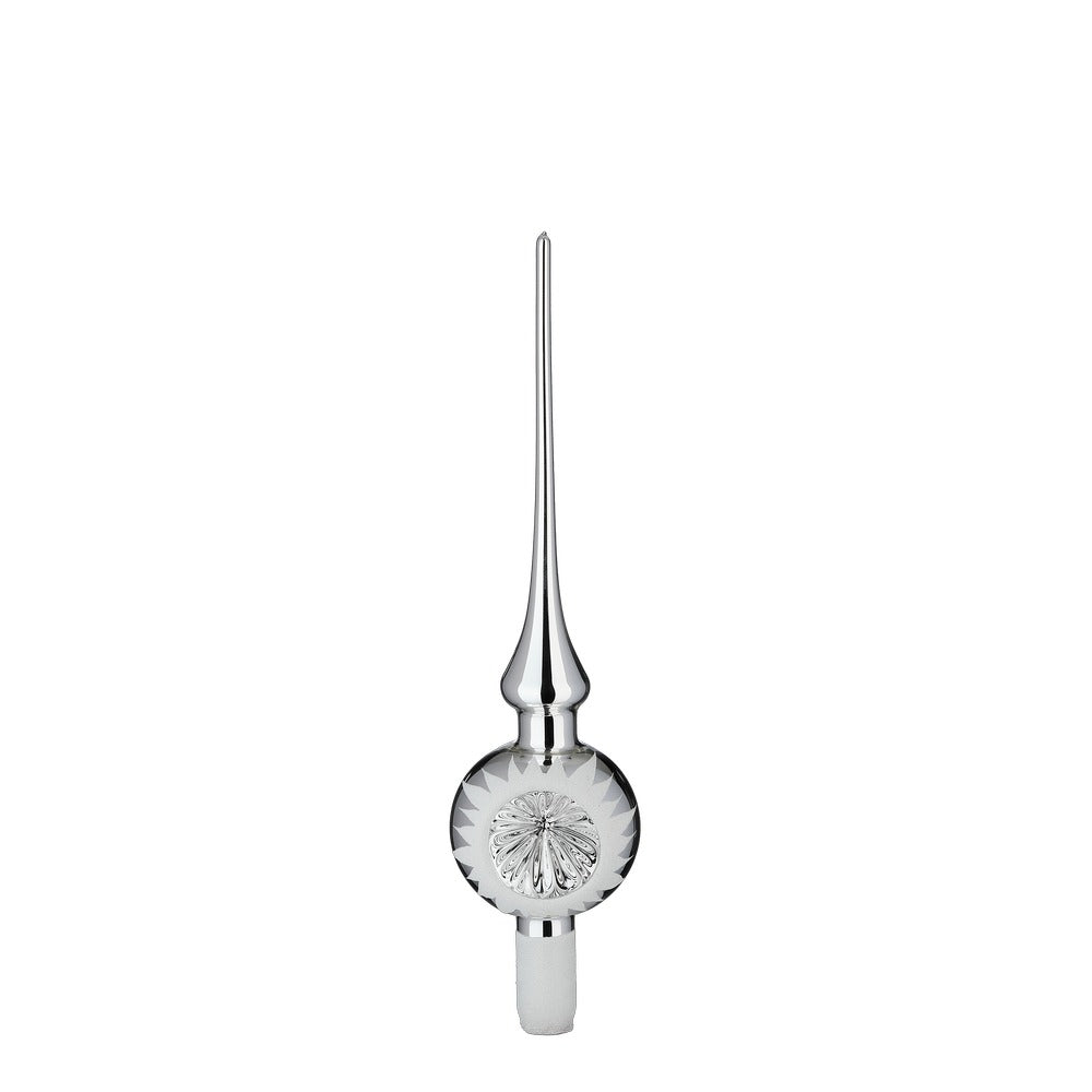 Silberner Glanz, 7 x 30 cm, silber glanz