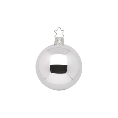 Balls, silver shiny, 4''