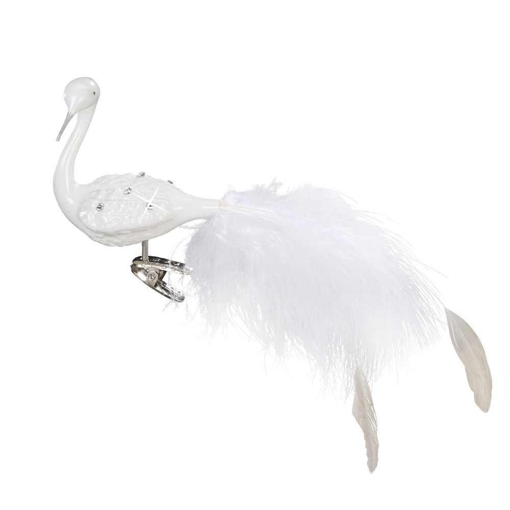 Weißer Pfau, 9 cm