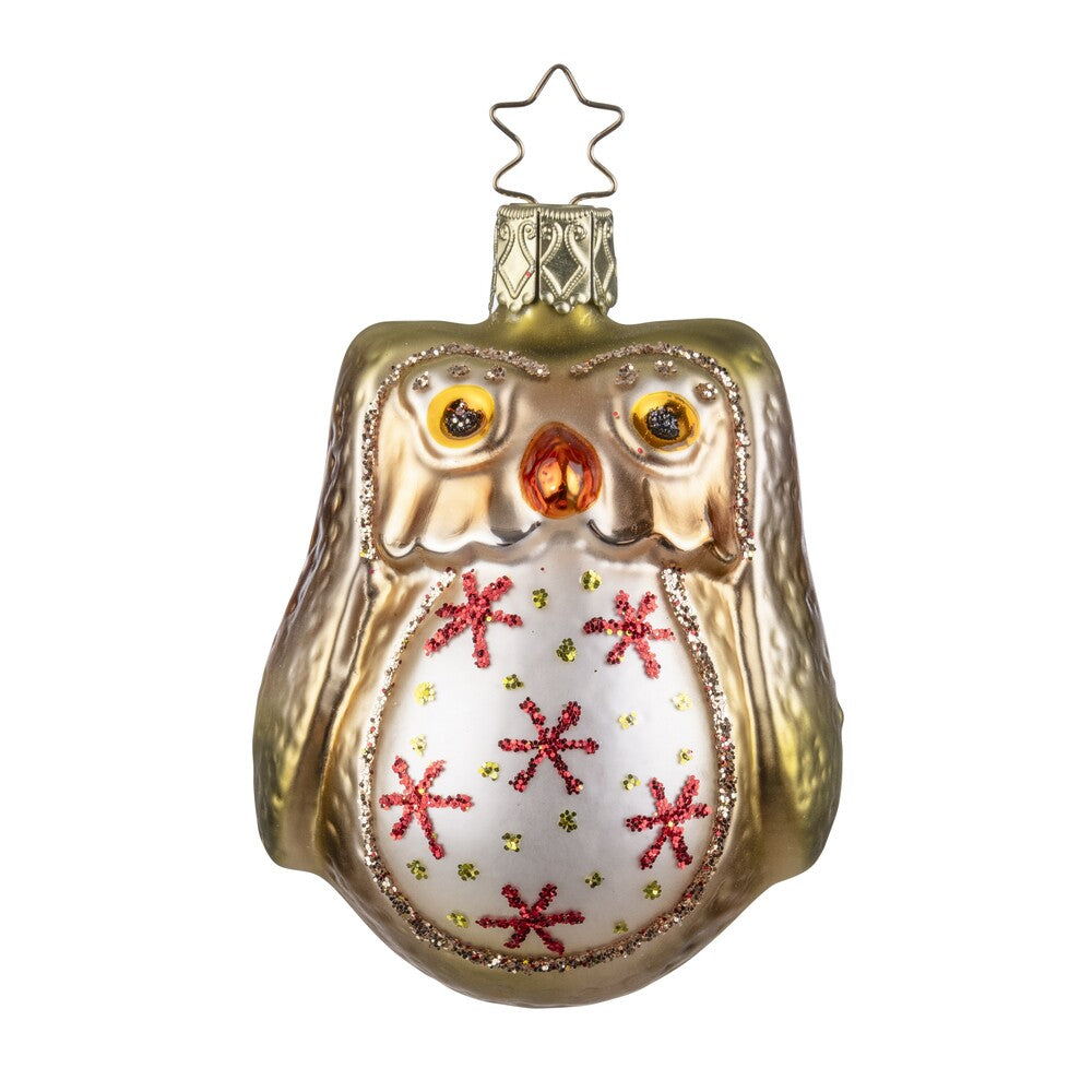 Festliche Eule, 7.5 cm