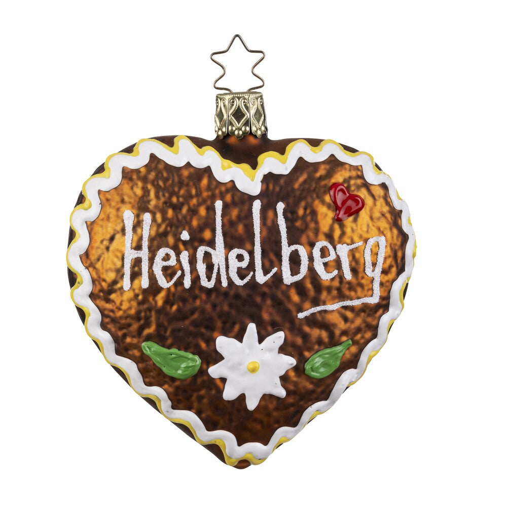 Gingerbread Heart Heidelberg, 3.6''