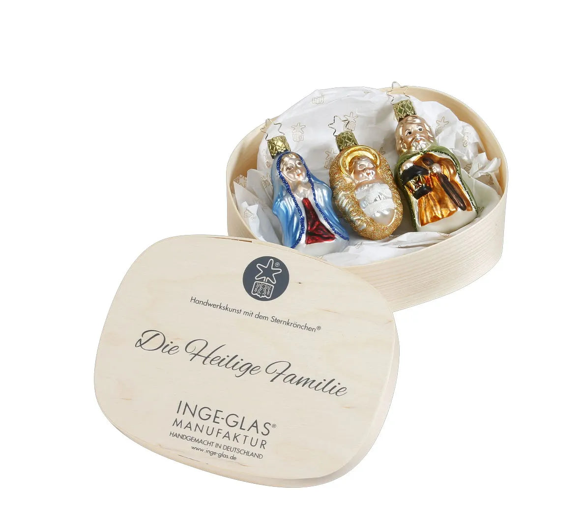 Die Heilige Familie, 6.5-8.5 cm, 3 Stk.