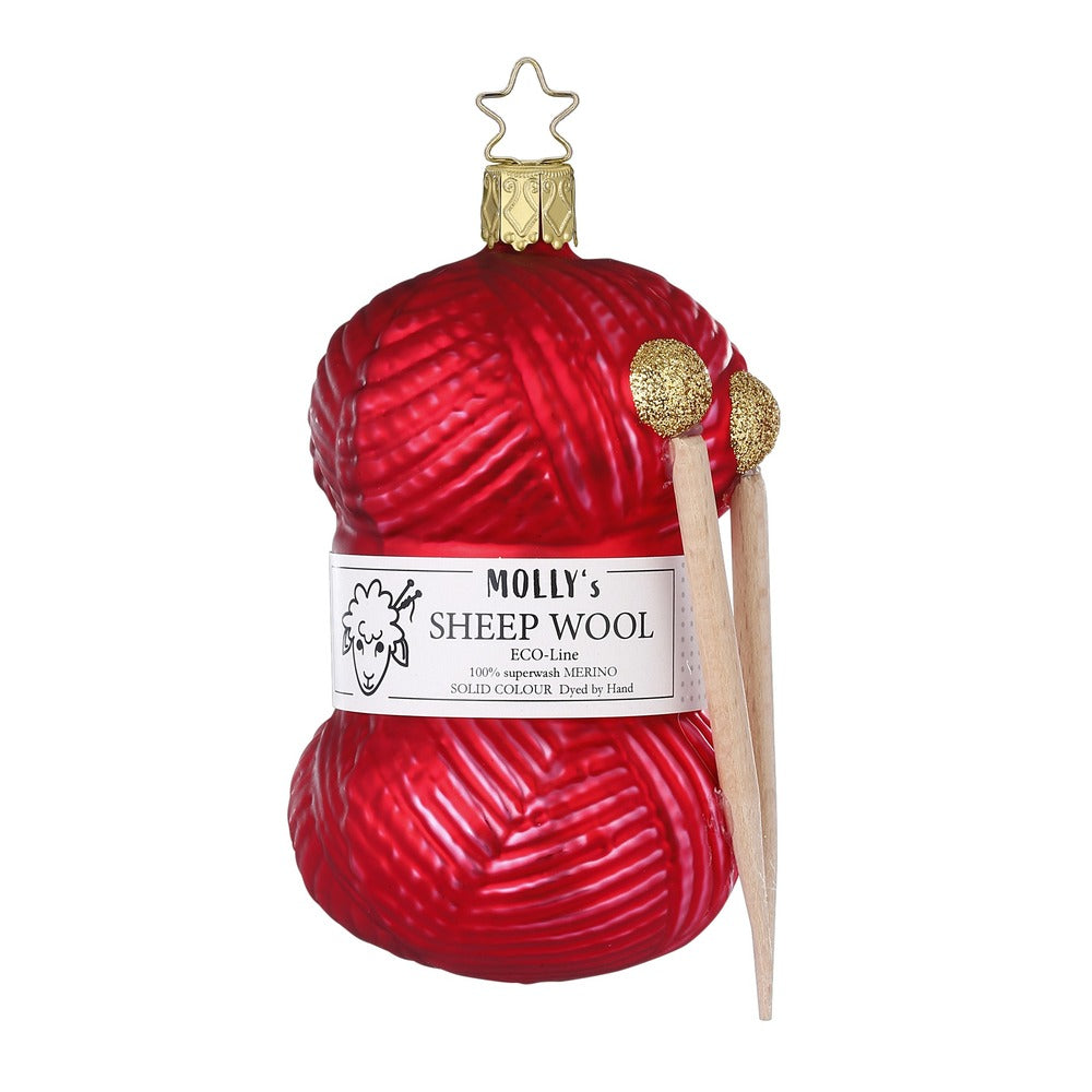 Strickfreude rot, 11.5 cm