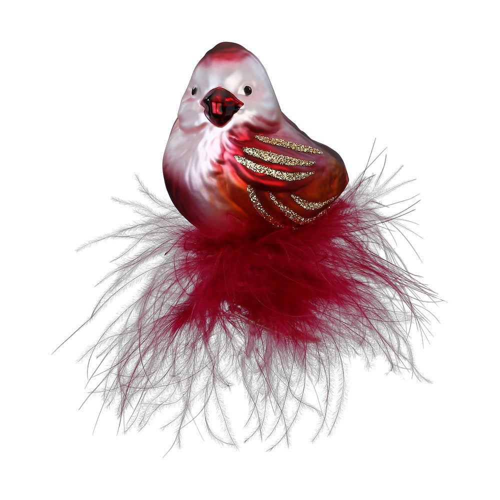 Flauschige Feder, 7 cm