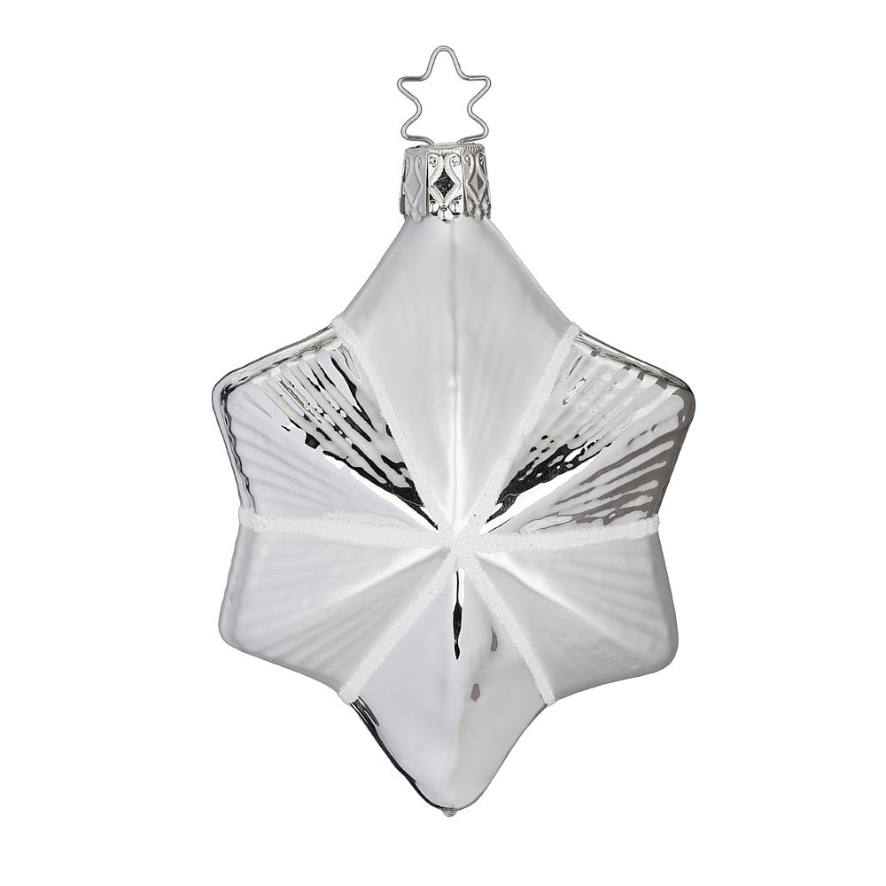 Silberner Stern, 9.5 cm
