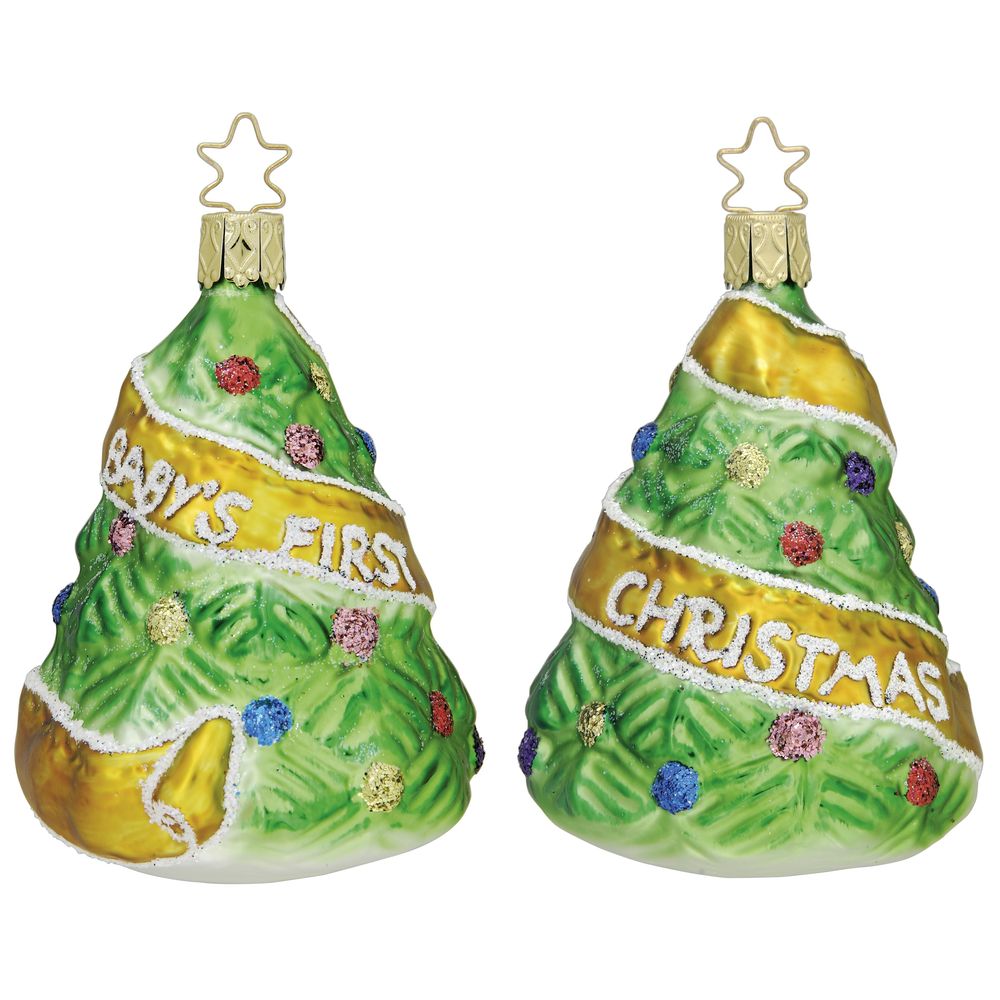 希少INGE-GLAS Baby's First Christmas ドイツ製 Baby's Erstes Weihnachtsfest – Inge Glas