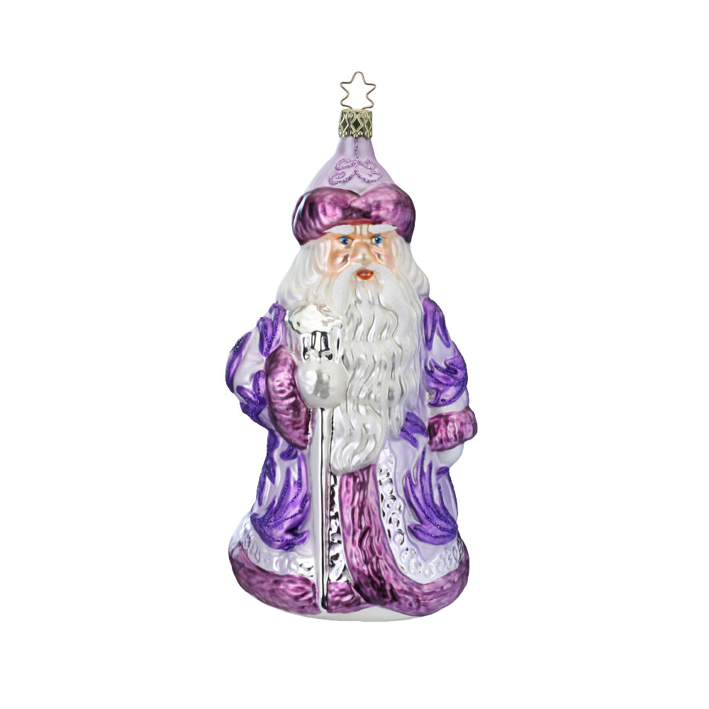 Mondäner Weihnachtsmann, 19 cm