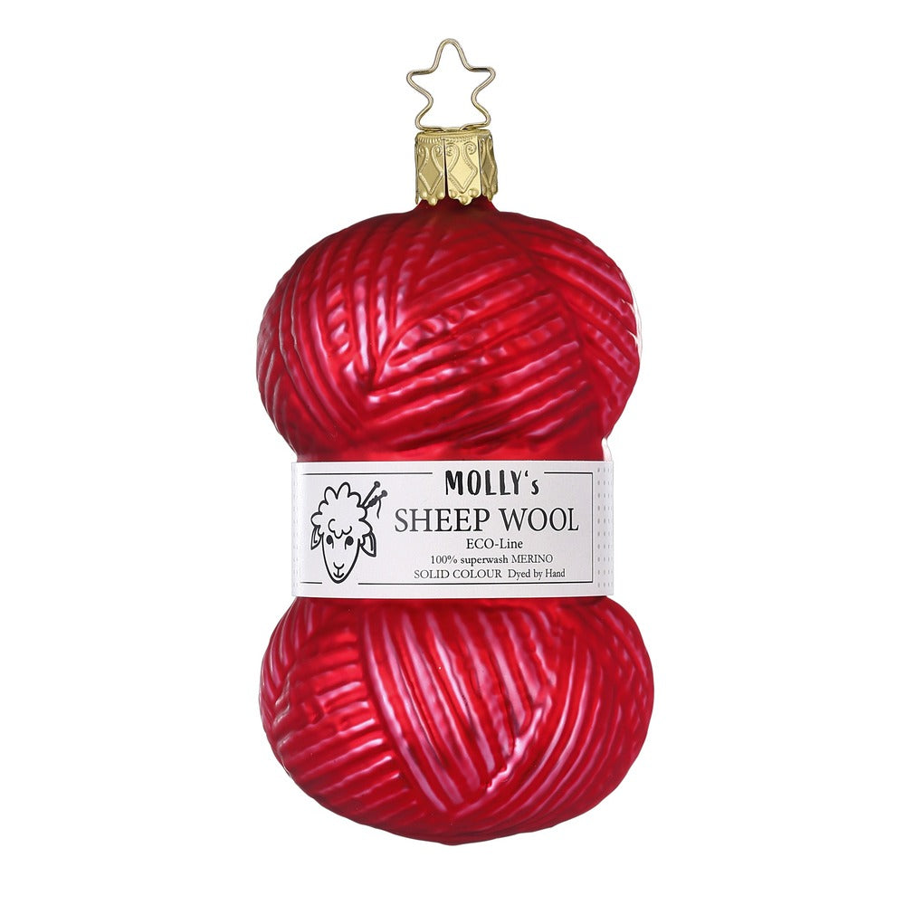 Feine Wolle rot, 11 cm