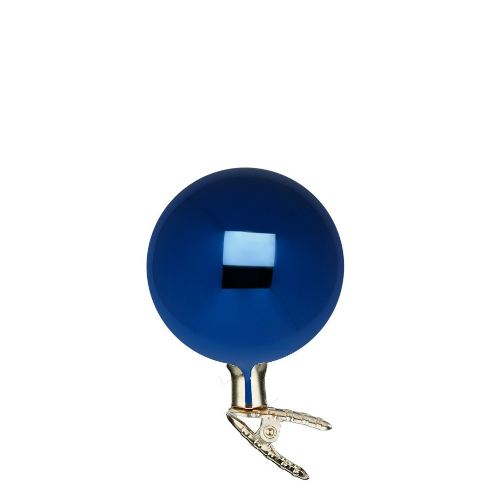 Balls on Clip, midnight shiny, 4''