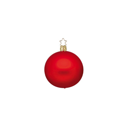 Kugeln, rot matt, 6 cm