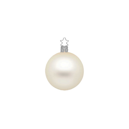 Kugeln, champagner matt, 6 cm