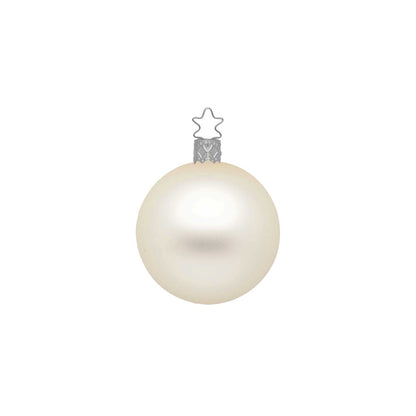 Kugeln, champagner matt, 8 cm