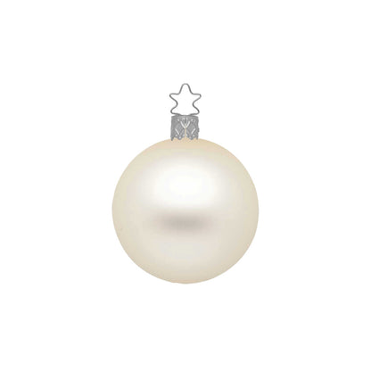 Kugeln, champagner matt, 10 cm