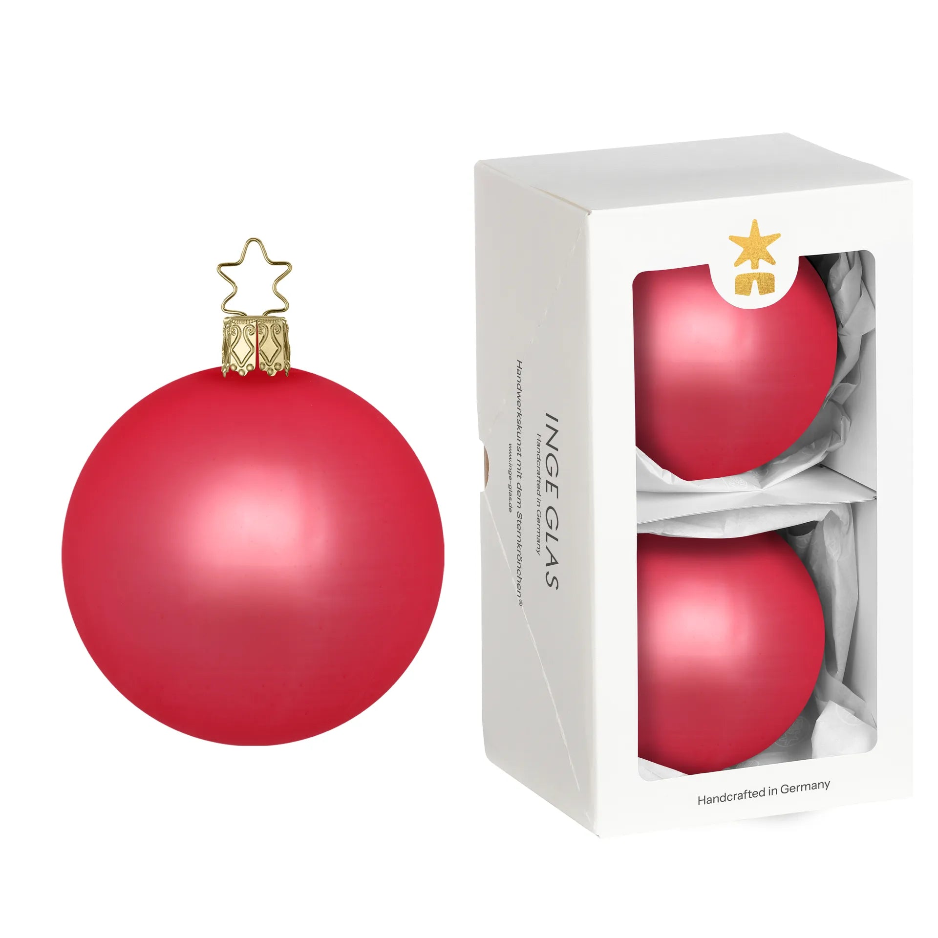 Balls, peony matt, 4''