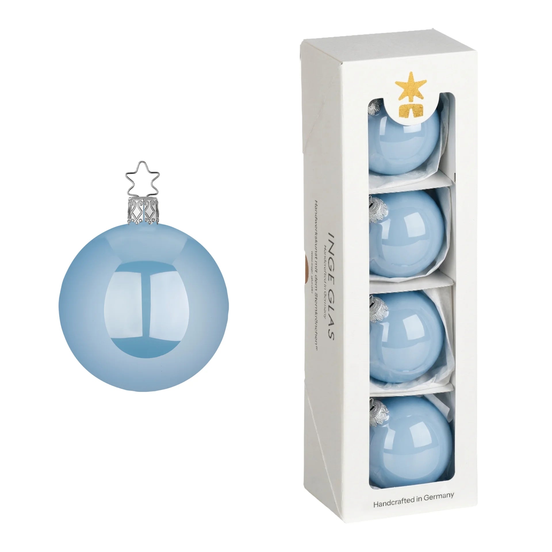 Balls, azure pearl, 2.4''