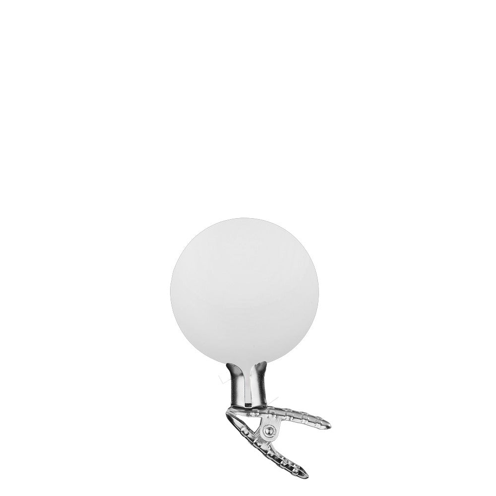 Kugeln auf Clip, porzellanweiß matt , 6 cm