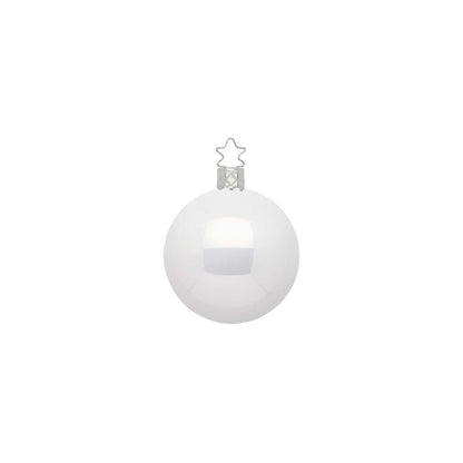 Balls, porcelain white pearl, 2.4''