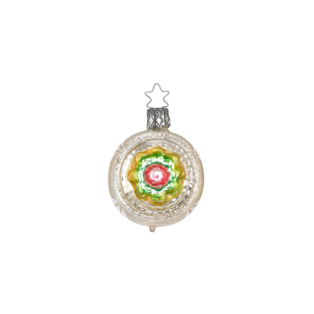 Floral Reflector, green-pink-gold, 2.2''