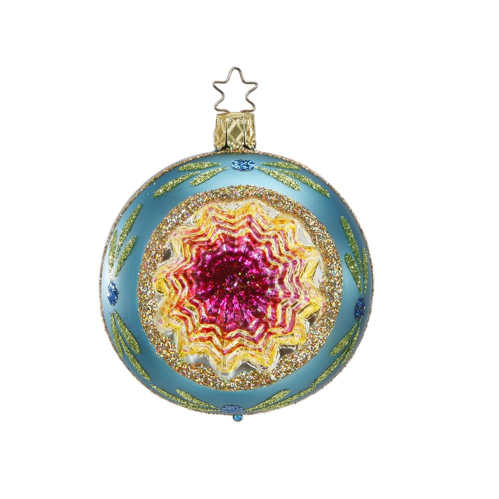 Funkelnder Reflex, türkis, 8 cm