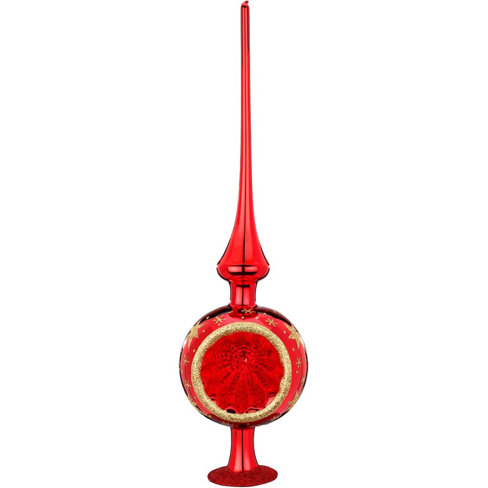 Sternenhimmel, 10 x 36 cm, rot glanz