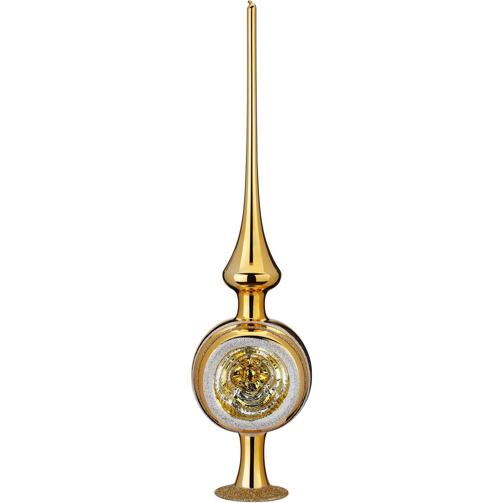Ornament Reflex, 8 x 33 cm, inkagold glanz
