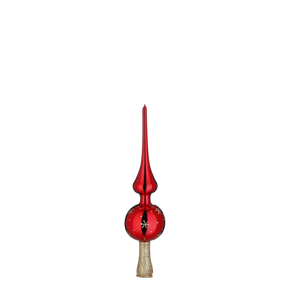 Sternchen, 5 x 20 cm, rot glanz