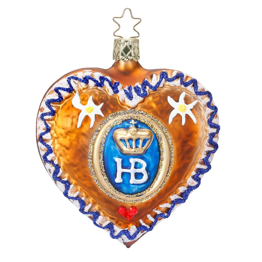 HB Gingerbread Heart, 3.6''